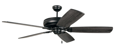 Craftmade Supreme Air 62 Inch Ceiling Fan Blade Options in Flat Black Finish Model: SUA62FB