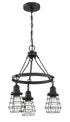 Craftmade Thatcher 3 Light Chandelier in Flat Black Finish Model: 50623-FB
