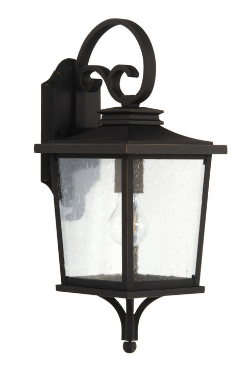 Craftmade Tillman 1 Light Small Outdoor Wall Lantern in Dark Bronze Gilded Model: ZA2904-DBG