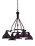 Craftmade Timarron 5 Light Down Chandelier in Aged Bronze Brushed Model: 35925-ABZ