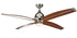 Craftmade Tyrod 60 Inch Ceiling Fan With Blades & LED Light Kit in Polished Nickel Finish Model: TRD60PLN4