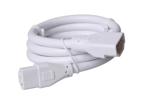 Craftmade Undercabinet Light Bars 24 Inch Connector Cord in White Finish Model: CUC10-XT24-W