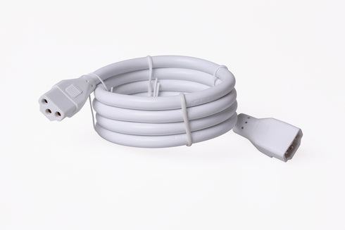 Craftmade Undercabinet Light Bars 36 Inch Connector Cord in White Finish Model: CUC10-XT36-W