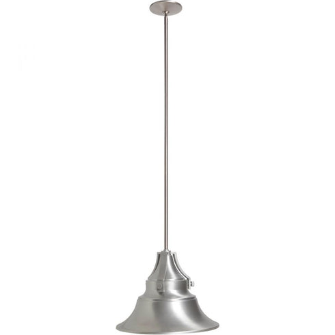 Craftmade Union 1 Light Large Outdoor Pendant in Satin Aluminum Model: Z4421-SA