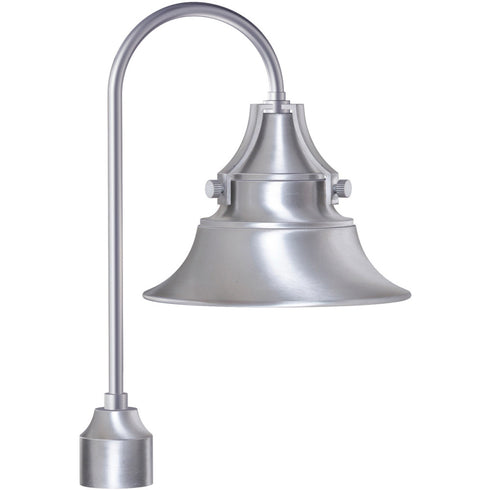 Craftmade Union 1 Light Outdoor Post Mount in Satin Aluminum Model: Z4415-SA