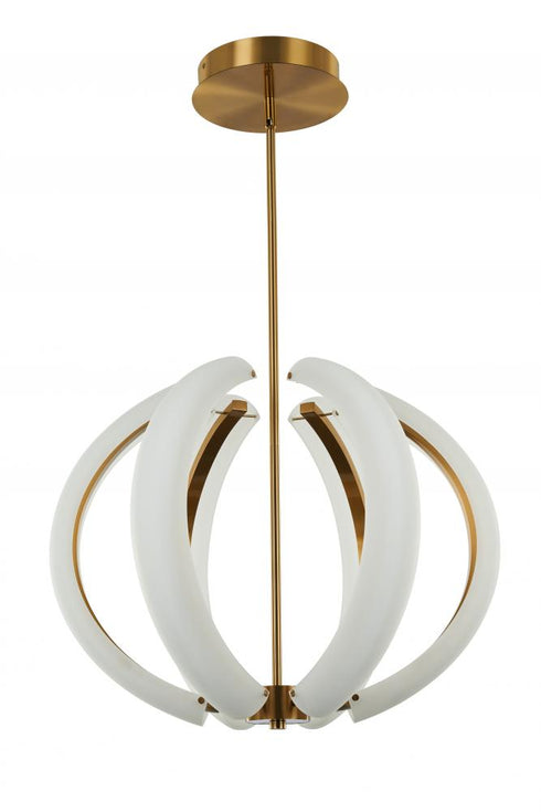 Craftmade Unwind Small LED Pendant in Flat Black Model: 58890-FB-LED