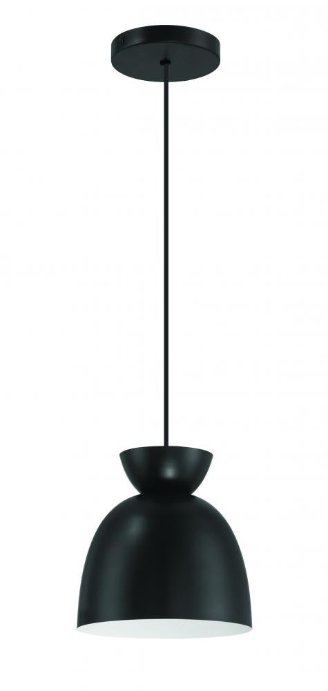 Craftmade Ventura Dome 1 Light Mini Pendant in Baked Clay Model: 59191-BCY