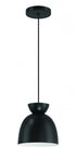 Craftmade Ventura Dome 1 Light Mini Pendant in Baked Clay Model: 59191-BCY