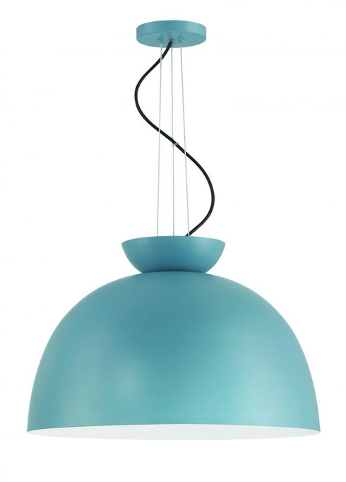 Craftmade Ventura Dome 1 Light Pendant in Baked Clay Model: 59192-BCY