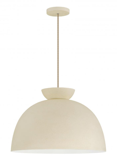 Craftmade Ventura Dome 1 Light Pendant in Baked Clay Model: 59192-BCY