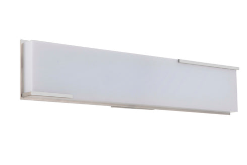 Craftmade Vibe 1 Light 24 Inch LED Vanity in Brushed Polished Nickel Finish Model: 11324BNK-LED