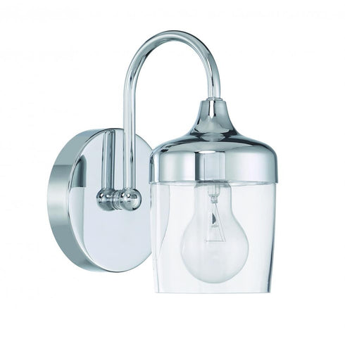 Craftmade Wrenn 1 Light Wall Sconce in Chrome Model: 58101-CH
