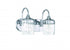 Craftmade Wrenn 2 Light Vanity in Chrome Model: 58102-CH