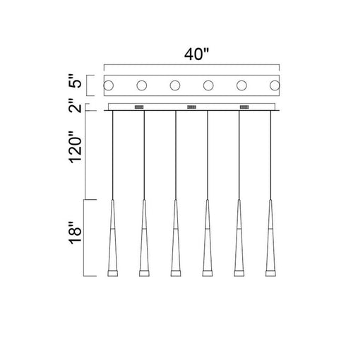 CWI Lighting Andes LED Pool Table Light With in Satin Gold Finish Model: 1103P40-6-602