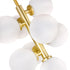 CWI Lighting Arya 8 Light Pendant With Satin Gold Finish Model: 1020P12-8-602