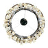 CWI Lighting Aya LED Integrated Pearl Black Chandelier Model: 1592P18-612