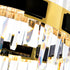 CWI Lighting Aya LED Integrated Pearl Black Chandelier Model: 1592P24-612