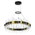 CWI Lighting Aya LED Integrated Pearl Black Chandelier Model: 1592P32-612