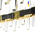 CWI Lighting Aya LED Integrated Pearl Black Chandelier Model: 1592P43-612-RC