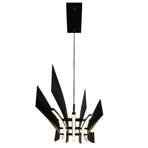 CWI Lighting Candora Integrated LED Black Chandelier Model: 1698P50-101