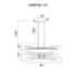 CWI Lighting Candora Integrated LED Black Chandelier Model: 1698P50-101