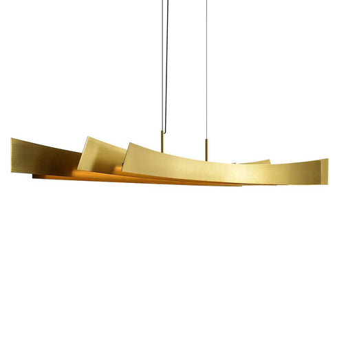 CWI Lighting Candora Integrated LED Brass Chandelier Model: 1698P50-624