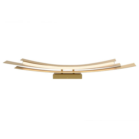 CWI Lighting Candora Integrated LED in Brass Vanity Light Model: 1698W24-624