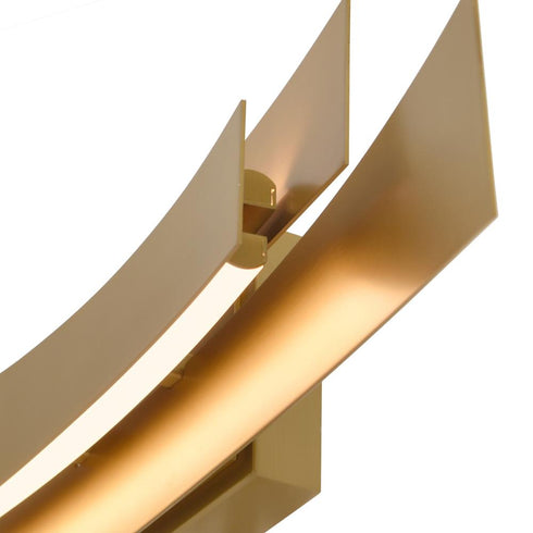 CWI Lighting Candora Integrated LED in Brass Vanity Light Model: 1698W24-624