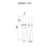 CWI Lighting Catania Integrated LED Black Wall Light Model: 1502W7-1-101