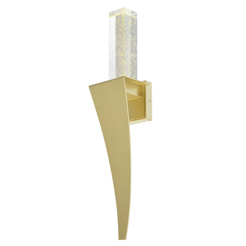 CWI Lighting Catania Integrated LED Satin Gold Wall Light Model: 1502W7-1-602