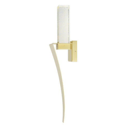 CWI Lighting Catania Integrated LED Satin Gold Wall Light Model: 1502W7-1-602