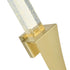 CWI Lighting Catania Integrated LED Satin Gold Wall Light Model: 1502W7-1-602
