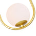 CWI Lighting Celeste 1 Light Mini Pendant With in Medallion Gold Finish Model: 1212P8-1-169
