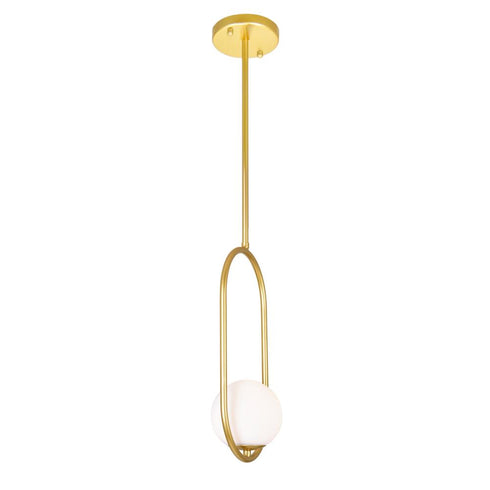 CWI Lighting Celeste 1 Light Mini Pendant With in Medallion Gold Finish Model: 1212P8-1-169
