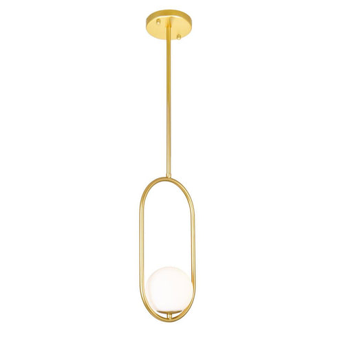 CWI Lighting Celeste 1 Light Mini Pendant With in Medallion Gold Finish Model: 1212P8-1-169
