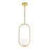 CWI Lighting Celeste 1 Light Mini Pendant With in Medallion Gold Finish Model: 1212P8-1-169