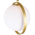 CWI Lighting Da Vinci 1 Light Mini Pendant With Brass Finish in Medallion Gold Finish Model: 1153P10-1-169
