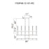CWI Lighting Dragonswatch Integrated LED Black Chandelier Model: 1703P48-12-101-RC