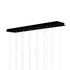 CWI Lighting Dragonswatch Integrated LED Black Chandelier Model: 1703P48-18-101-RC