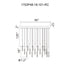 CWI Lighting Dragonswatch Integrated LED Black Chandelier Model: 1703P48-18-101-RC