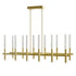 CWI Lighting Dragonswatch Integrated LED Satin Gold Model: 1703P48-12-602-RC