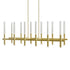 CWI Lighting Dragonswatch Integrated LED Satin Gold Model: 1703P48-12-602-RC