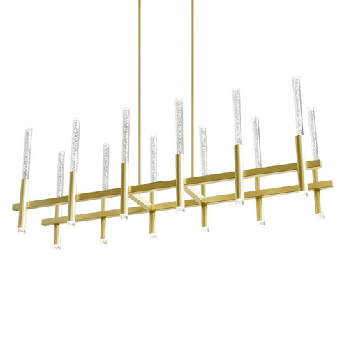 CWI Lighting Dragonswatch Integrated LED Satin Gold Model: 1703P48-12-602-RC