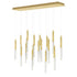 CWI Lighting Dragonswatch Integrated LED Satin Gold Model: 1703P48-18-602-RC
