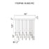 CWI Lighting Dragonswatch Integrated LED Satin Gold Model: 1703P48-18-602-RC