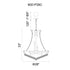 CWI Lighting Empire 18 Light Down Chandelier With in Chrome Finish Model: 8001P28C