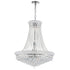 CWI Lighting Empire 18 Light Down Chandelier With in Chrome Finish Model: 8001P28C