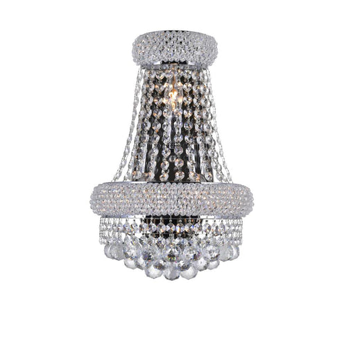 CWI Lighting Empire 3 Light Wall Sconce With in Chrome Finish Model: 8001W12C-B