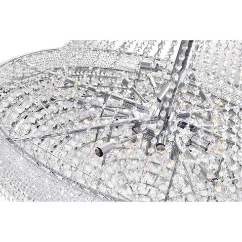 CWI Lighting Empire 38 Light Down Chandelier With in Chrome Finish Model: 8001P42C