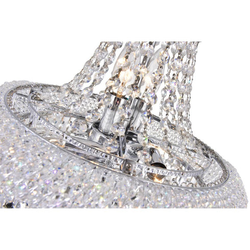 CWI Lighting Empire 6 Light Chandelier With in Chrome Finish Model: 8001P14C